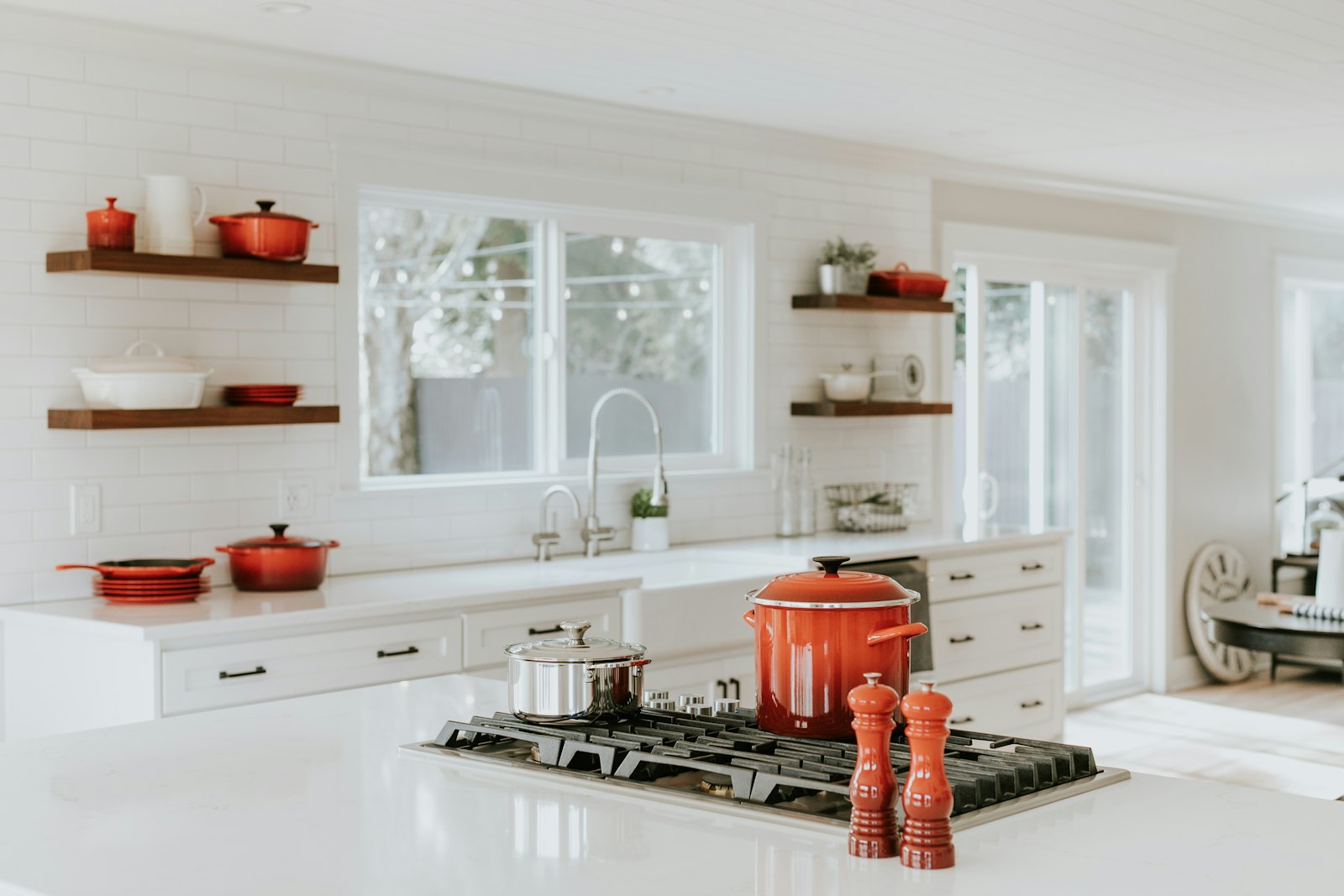 Clean commercial kitchen